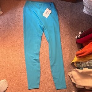 Vibrant Aqua Leggings